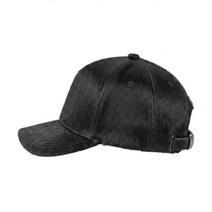 Gorra de Béisbol Unisex Negra de 6 Paneles, Sarga de Algodón, Ajustable, Informal, para las Cuatro Estaciones - Product Image 6