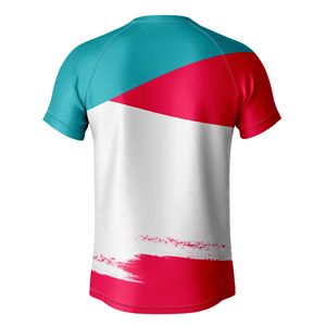 Camisetas de Running Sublimadas con Logotipo Personalizado OEM/ODM, Manga Corta, Cuello Redondo, Secado Rápido, Transpirables, de Poliéster, para Entrenamiento y Maratón - Product Image 2