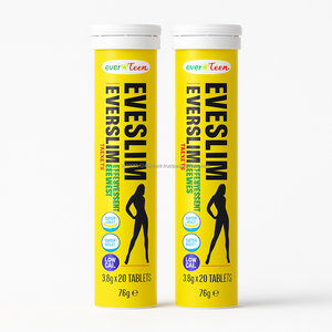 Extracto de Garcinia Cambogia HCA 375mg, Tableta Efervescente con Vitaminas D y B6, Suplemento para Adelgazar, Control de Grasa Corporal para Adultos - Product Image 1