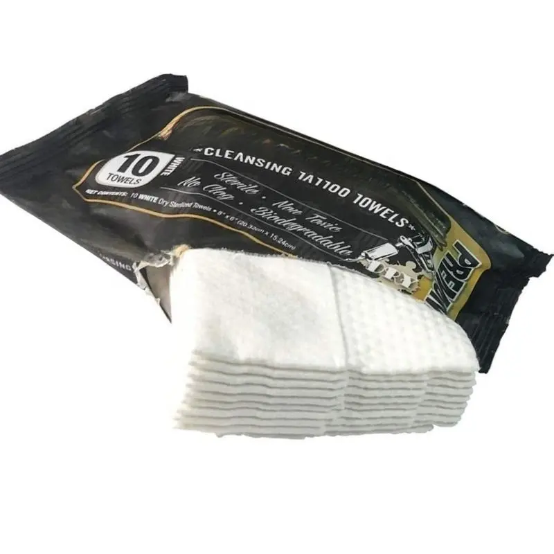 biodegradable disposable Soft Durable Premium DRY wipe Tattoo Ink paper Towel for During Tattooing