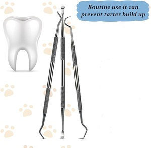 Dental <b>Tooth</b> Scaler <b>Scraper</b> Professional Dentist Calculus Tartar Remover Double Ended Dental Oral Care Instrument ISO Approved - Product Image 4