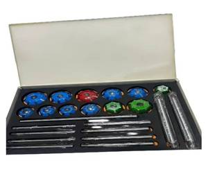 12 Pcs Carbide Tipped Valve Seat Cutters 3 <b>Angle</b> Hardened Steel Arbor Set Industrial Grade <b>Tool</b> Kit - Product Image 3