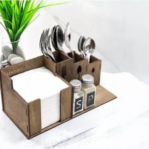 Wooden Spoon Holder Handmade <b>Kitchen</b> Utensil Rest Natural Wood Spoon Stand - Product Image 6
