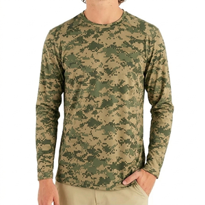 Chemise de pêche à manches longues de haute qualité UPF 50, séchage rapide, tissu super doux, impression par transfert thermique pour adultes - Product Image 3
