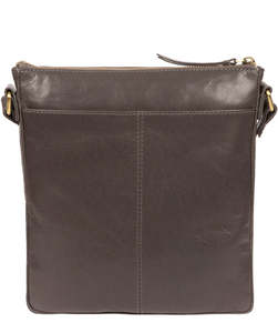 Handcrafted Black Leather Crossbody <b>Shoulder</b> Bag for Women with Premium Fine Grain Finish & Adjustable Sling <b>Strap</b> - Product Image 2
