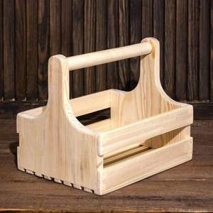 Porte-couverts en bois avec compartiments verticaux pour un accès facile et un rangement organisé - Product Image 5