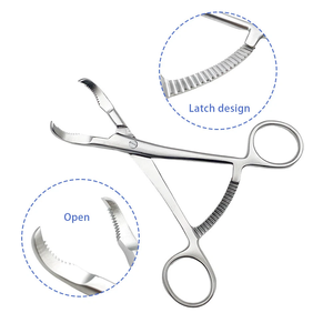 Pinzas de reducción de falanges con dientes de garra de cangrejo, instrumento quirúrgico ortopédico para cirugía general, manual, certificado CE Clase I JAMSO - Product Image 5