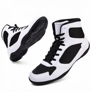 Botas de Boxeo Profesionales al por Mayor para Hombre, Ligeras, de Caña Alta, Zapatos de Lucha Libre para Entrenamiento en Gimnasio para Mujer - Product Image 1