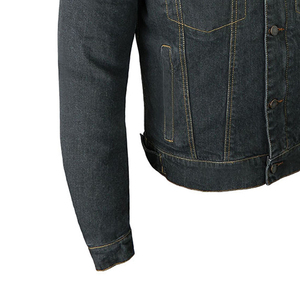 Custom High Quality Vintage Denim Jacket Washed Cotton Jeans <b>Slim</b> Fit with Button Decoration for Winter Casual Style Autumn Wear - Product Image 3