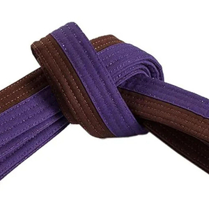 Cinturón de BJJ Morado para Adultos Unisex, Ropa de Artes Marciales, Material de Algodón, Ropa Deportiva - Product Image 3