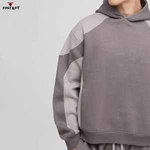 Survêtement décontracté à capuche imprimé uni, grande taille, tendance, écologique, 100 % coton, confortable, prix abordable - Product Image 5