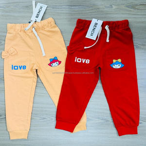 Pantalones para Niños y Niñas de Algodón Ecológico con Material Reciclado, Corte Ajustado, Estampado Informal, Transpirables, Estilos Variados para Otoño - Product Image 4