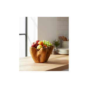 Jarrón de Madera Rústico con Diseño de Raíz de Teca para Decoración de Mesa de Boda, Resalta la Veta Natural, por ARTERRA - Product Image 3