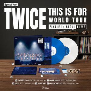 Artículos 100% auténticos garantizados. ](TWICE) - [ESTO ES PARA] EL FINAL DE LA GIRA MUNDIAL en SEOUL - EN DIRECTO (Versión especial LP) k-pop - Product Image 3