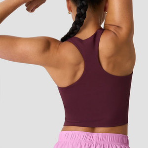 Camiseta Deportiva de Alta Calidad para Mujer, Color Personalizado, para Gimnasio y Ejercicio, de Alta Elasticidad, Corte Recortado - Product Image 6