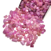 Großhandel Premium Natürlicher Rosa Saphir Rohstein 5mm-13mm Lose für DIY Schmuckherstellung Sri Lanka Herkunft Drittanbieter