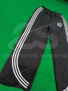 Pantalon de jogging streetwear à cordon de serrage et rayures pour homme – Sweatpants amples en coton personnalisables - Product Image 3