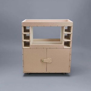 Home Furniture Storage <b>Corner</b> <b>Bar</b> Wine Living Room Rectangle Leather Eco-Friendly Cabinet Best Quality Home Restaurant Low Cost - Product Image 1