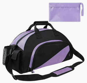 Sac de sport unisexe noir en polyester grande taille avec sangle réglable, capacité 20-30L, style décontracté, fermeture éclair, durable - Product Image 5