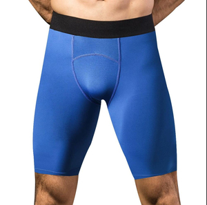 Boxers gris respirants pour hommes avec large ceinture élastique – Sous-vêtements de compression pour hommes - Product Image 2