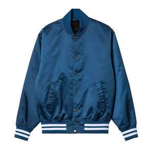<b>Jacket</b> For Wholesale Fashionable Streetwear Satin Varsity <b>Jacket</b> For Men 100% Top Quality - Product Image 6