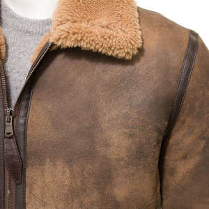 Chaqueta de Invierno para Hombre, Estilo Urbano, Cuero Vacuno Genuino, Impermeable, Transpirable, Cuello Alto, de la Mejor Calidad, Gran Venta - Product Image 5