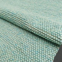 Tapis Kilim Floral en Coton Fait Main, Tissage Bouclé Épais, Doux, Réversible, avec Support en Jute, Poil Moyen, pour Salon, Chambre, Camping, Exercice