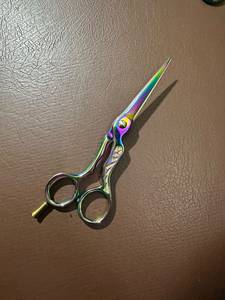 Ciseaux de coiffure professionnels en acier inoxydable 4Cr13, lame tranchante, pour droitiers, manche long, pliables, pour salon de coiffure - Product Image 3