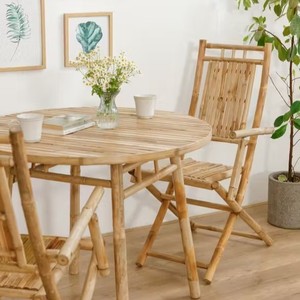 Eco Friendly Bamboo Folding <b>Chair</b> Outdoor Garden Patio <b>Chair</b> Lightweight Bamboo Furniture Wholesale Supplier <b>Cheap</b> Price - Product Image 1