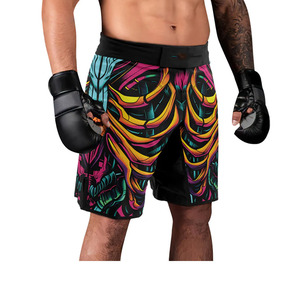 New High Quality MMA Training <b>Shorts</b> Custom Stretch Gym Fitness Sports <b>Shorts</b> Martial Arts Apparel Supplier - Product Image 3