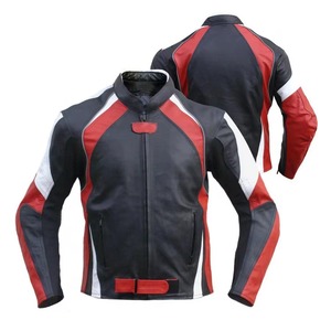Men's Custom Leather <b>Waterproof</b> Breathable Full Sleeve Sport Protector Motorbike Racing <b>Jacket</b> for Outdoor Motorcycle Sports - Product Image 1