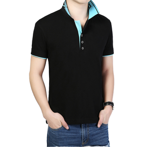 Polo Casual Oversize para Hombre, Diseño Sólido en Material de Poliéster/Algodón - Product Image 1