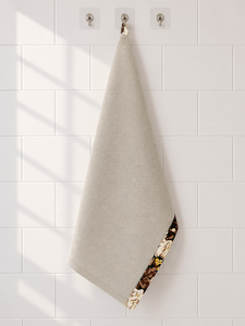 100% Linen <b>Kitchen</b> <b>Towel</b> Soft Quick Dry Washcloth Reusable Solid Color Bath Cleaning <b>Towel</b> for Home - Product Image 1
