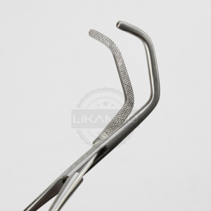 Pinza Vascular Pediátrica LIKAMED SATINSKY, Manual, Acero Inoxidable Alemán, 150 mm, 6 Pulgadas, Angulada 50 Grados, Cruzada, Dentada, Quirúrgica - Product Image 6
