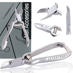 Coupe-cuticules de qualité médicale en acier inoxydable à bord droit, pince à cuticules robuste pour pédicure, coupe-ongles pour ongles épais - Product Image 2