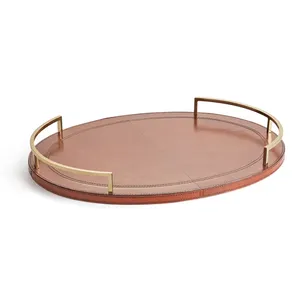 Plateau Organisateur Métallique Élégant Fait Main pour Rangement Décoratif de Luxe – Plateau Métallique Multifonctionnel pour Cuisine, Salle à Manger, Hôtel - Product Image 2