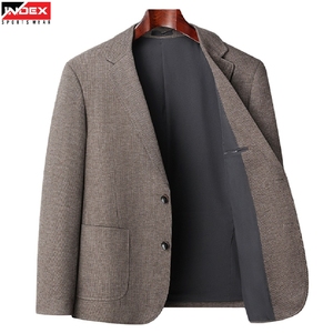 เสื้อเบลเซอร์ผู้ชายแบบ OEM ออกแบบเองได้ ชุดทำงานทันสมัย ทรงพอดีตัว เหมาะสำหรับการสั่งซื้อจำนวนมากและการปรับแต่งแบรนด์ - Product Image 1