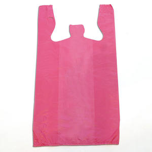 Sin impresión Colorido Supermercado Compras Camiseta Chaleco Bolsas Personalizado Ecológico LDPE Bioplástico - Product Image 2