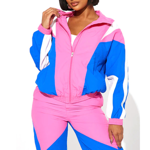 Conjunto Deportivo de 2 Piezas para Mujer, Chaqueta Cortavientos de Nailon, Forro de Malla Ligero, Impermeable y Transpirable - Product Image 6