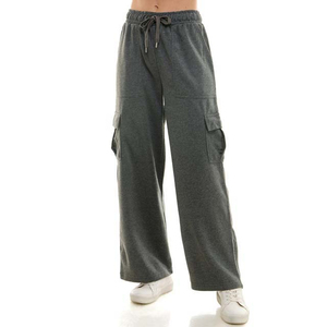 Summer Joggers for Women Lightweight Cotton Trousers with Pockets for Outdoor Gym Fit and Drawstring Waist Cargo Pants Trousers - Product Image 4
