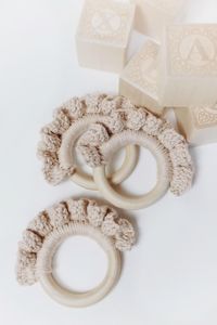 Anneau de serviette en crochet tendance de qualité supérieure, accessoire de décoration de table exquis, option pour réception de mariage à thème - Product Image 3