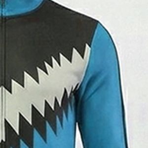 Survêtement de sport d'extérieur personnalisable pour homme adulte, chaud, à manches longues, avec fermeture éclair, pour le football et la course, coupe ajustée, 100 % polyester - Product Image 4