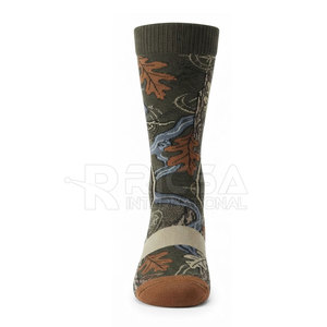 Heavy Duty Hunting Socks Breathable Crew Socks Reinforced Heel Toe for Outdoor Hiking Trekking Fishing and <b>Work</b> <b>Boots</b> - Product Image 2