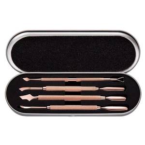 Morje Surgical Dual-End Stainless Steel <b>Nail</b> Cuticle Pusher Set Double-Use Reusable Manicure Tool <b>Kit</b> Rose Gold Color - Product Image 1