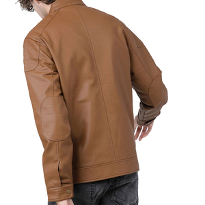 <b>Top</b> Hot Premium Quality Customized Printing Front Men's Canvas <b>Leather</b> Jacket New Season Design Durable Waterproof <b>High</b> Street - Product Image 3