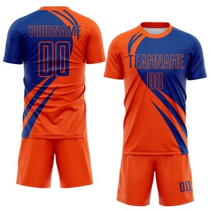 soccer uniform jersey and shorts team set <b>men</b> quick dry breathable football sportswear training kit - Product Image 6