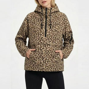 Factory Wholesale High Quality Breathable Knitted <b>Women</b> <b>Windbreaker</b> Jacket Custom Logo New Streetwear Style Waterproof Hooded - Product Image 6
