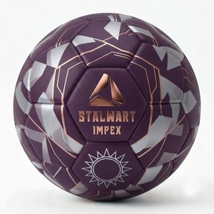 Balón de Fútbol Stalwart Impex con Patrón Geométrico y Diseño de Logotipo, Balón de Entrenamiento Resistente para Partidos al Aire Libre - Product Image 5