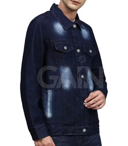Chaqueta de invierno para hombre a la moda con tela suave y un diseño elegante de chaqueta vaquera para uso diario en la calle. - Product Image 3