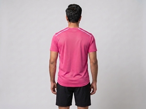 Nuevo Conjunto de Camiseta Deportiva Casual Unisex de Secado Rápido, Tejida con Parches, Transpirable, Absorbente de Sudor, para Fitness y Running, Color Sólido - Product Image 2